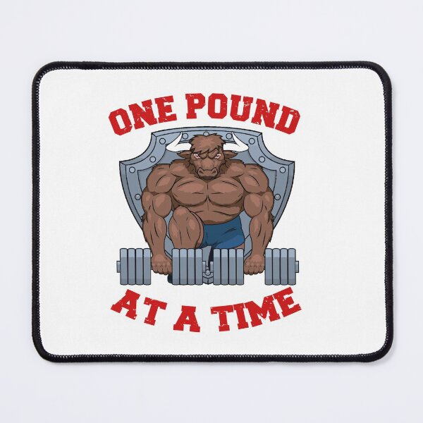 Item preview, One Pound At A Time-Motivational gift for Bodybuilders designed and sold by BRtisticDesigns.