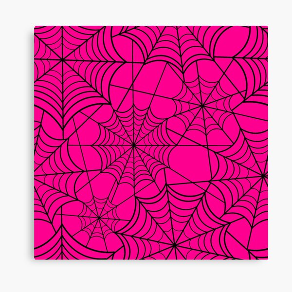 Item preview, halloween hot pink spider web  designed and sold by Gossip Rag.