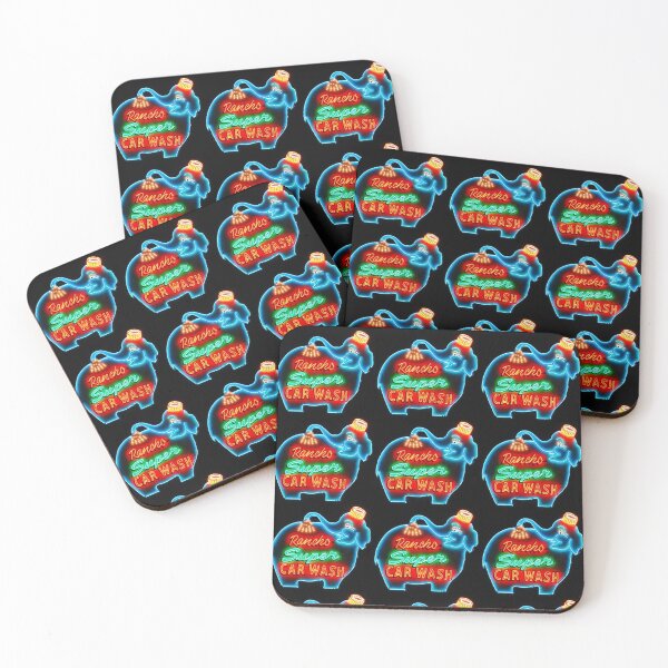 Item preview, Rancho Super Car Wash Neon Sign designed and sold by jenniferloring.