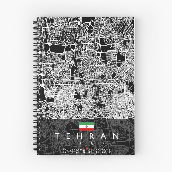 Artikelvorschau, TEHERAN KARTE IRAN entworfen und verkauft von hatimelhag.