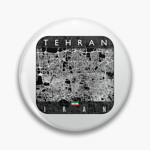 Item preview, TEHRAN MAP IRAN designed and sold by hatimelhag.