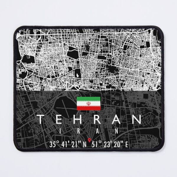 Item preview, TEHRAN MAP IRAN designed and sold by hatimelhag.
