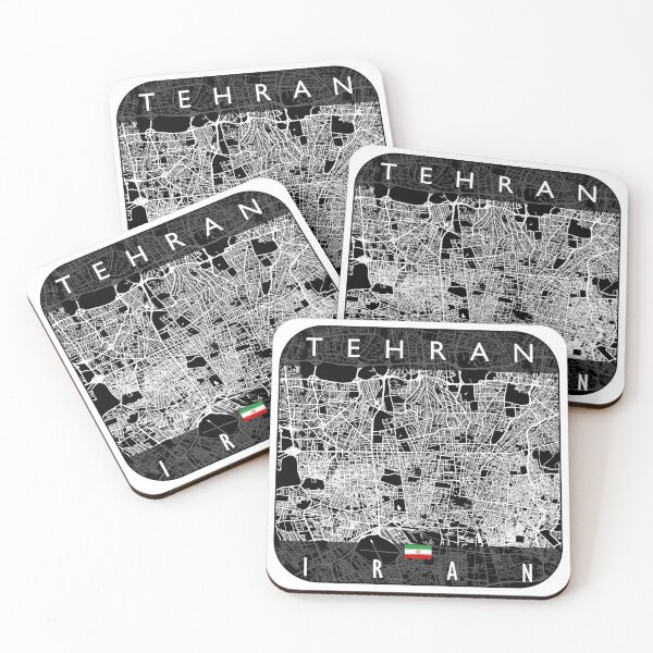 Item preview, TEHRAN MAP IRAN designed and sold by hatimelhag.