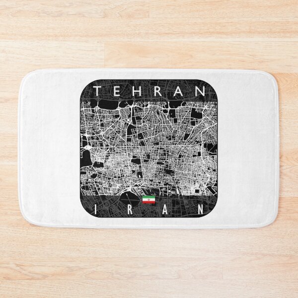 Item preview, TEHRAN MAP IRAN designed and sold by hatimelhag.