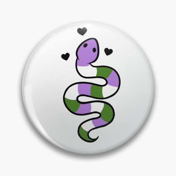 Item preview, Genderqueer Pride Snake v2 designed and sold by avesmx.