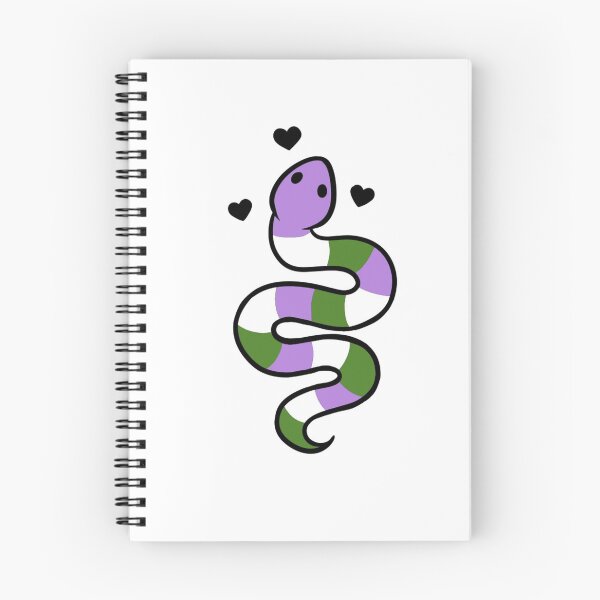 Item preview, Genderqueer Pride Snake v2 designed and sold by avesmx.