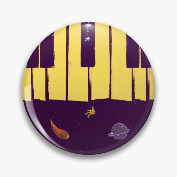 Item preview, Cosmic Music Art, Galaxy Piano Astronauts, Suitable For Kids designed and sold by SpiralStairShop.