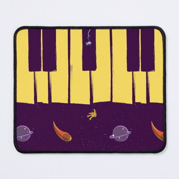 Item preview, Cosmic Music Art, Galaxy Piano Astronauts, Suitable For Kids designed and sold by SpiralStairShop.