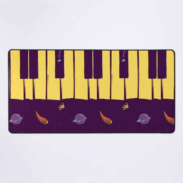 Item preview, Cosmic Music Art, Galaxy Piano Astronauts, Suitable For Kids designed and sold by SpiralStairShop.