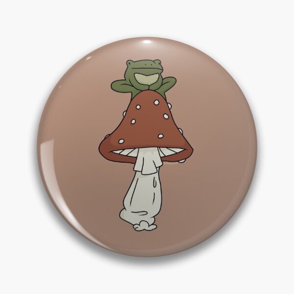 Item preview, Frog on Mushroom (Die Cut) designed and sold by Ella Stoltz.