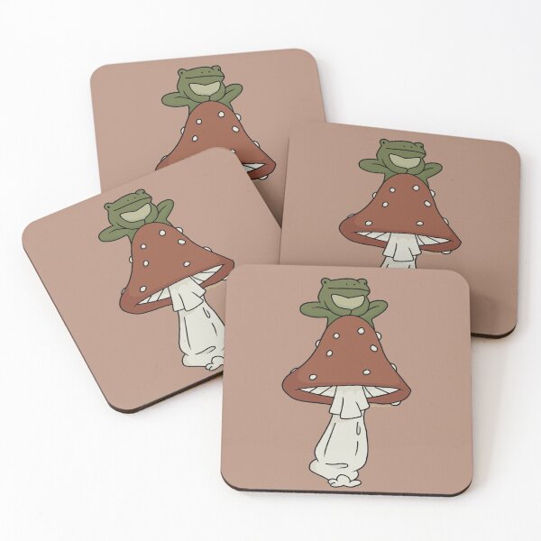 Item preview, Frog on Mushroom (Die Cut) designed and sold by Ella Stoltz.