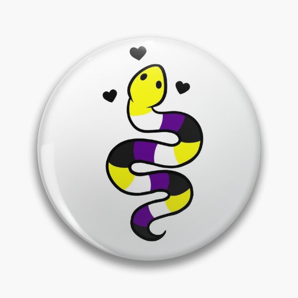 Item preview, Nonbinary Pride Snake v2 designed and sold by avesmx.