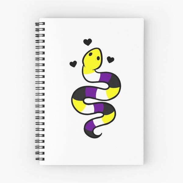 Item preview, Nonbinary Pride Snake v2 designed and sold by avesmx.