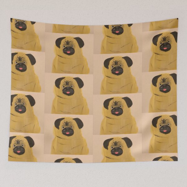 Item preview, Perturbed Pug - Otis Pugsley designed and sold by AbicArtsStudio.