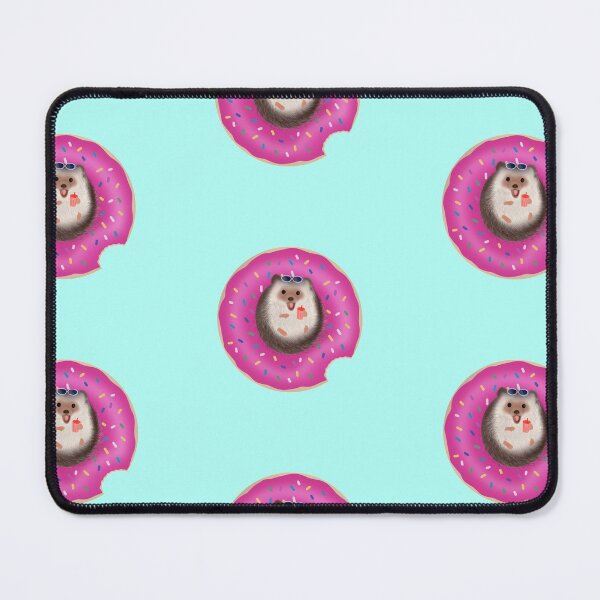 Item preview, Hedgehog chilling in a doughnut  designed and sold by Amz-art.