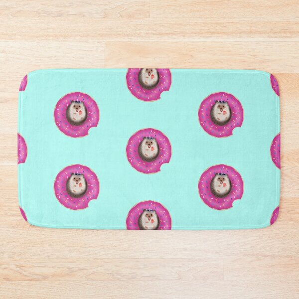 Item preview, Hedgehog chilling in a doughnut  designed and sold by Amz-art.