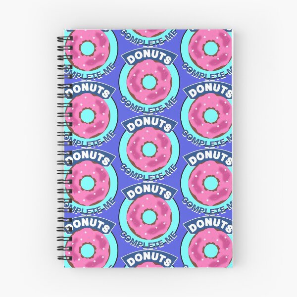 Item preview, Donuts Complete Me Design - Large Donut on a Light Blue BG designed and sold by ThisNThatImages.