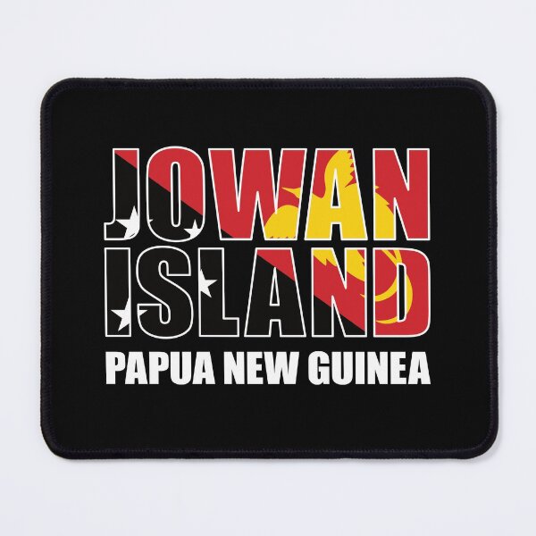 Item preview, Jowan Island with Papua New Guinea Flag designed and sold by PNG-pikinini.