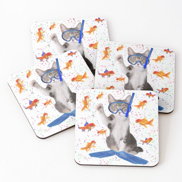 Item preview, Tabby cat Kitten Phishing Fishing designed and sold by Maw Killy.