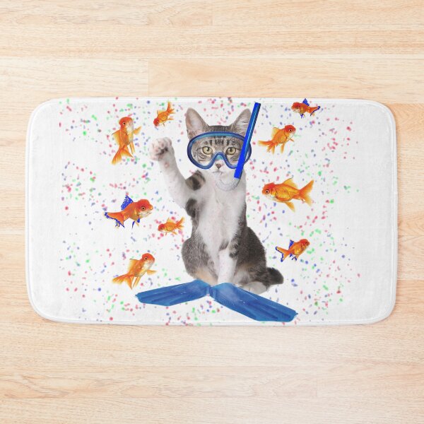 Item preview, Tabby cat Kitten Phishing Fishing designed and sold by Maw Killy.