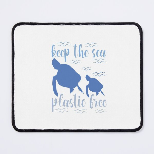 Item preview, Keep the Sea Plastic Free-recycling awareness gift idea for men women and children designed and sold by BRtisticDesigns.