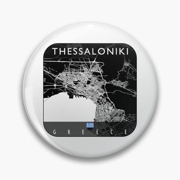 Item preview, THESSALONIKI MAP GREECE designed and sold by hatimelhag.