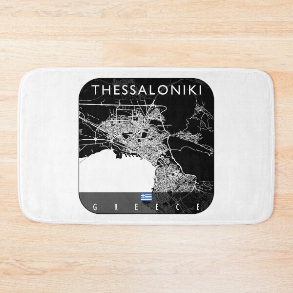 Item preview, THESSALONIKI MAP GREECE designed and sold by hatimelhag.