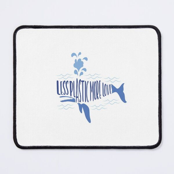 Item preview, Less Plastic More Love-save the whales' design gift idea for men women or kids designed and sold by BRtisticDesigns.
