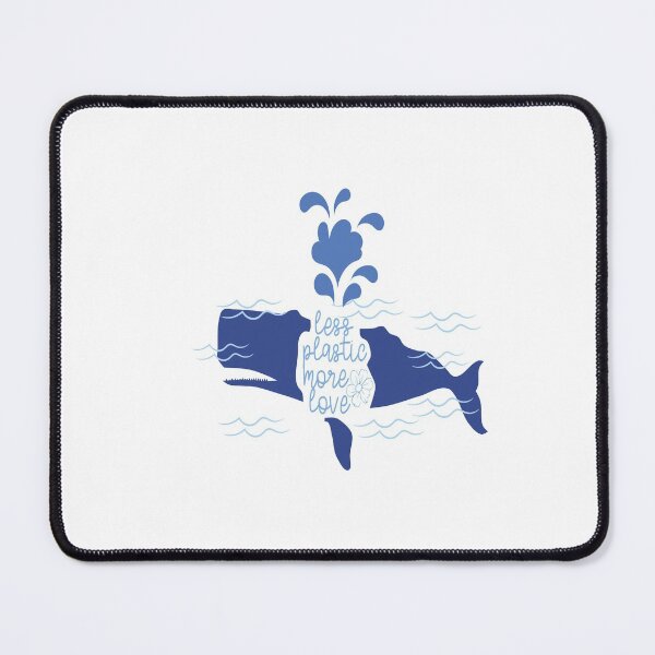 Item preview, Less Plastic More Love-save the whales' design gift idea for men women or kids designed and sold by BRtisticDesigns.