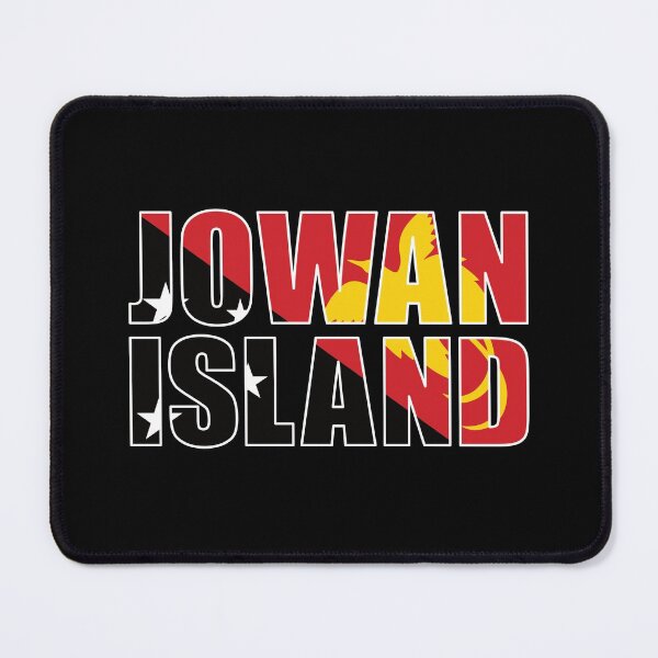 Item preview, Jowan Island with Papua New Guinea Flag designed and sold by PNG-pikinini.