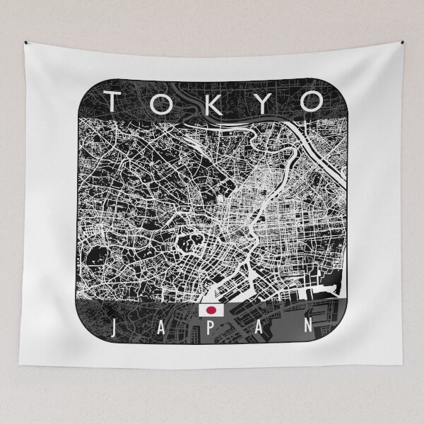 Item preview, TOKYO MAP JAPAN designed and sold by hatimelhag.