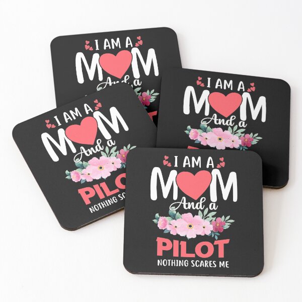 Item preview, i'am a mom and a pilot nothing scares me designed and sold by manardesign.