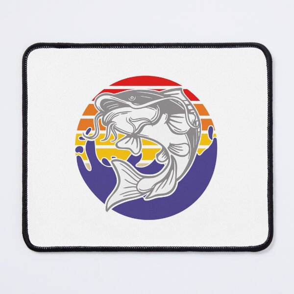 Item preview, Catfish retro sunset design gift for fishermen designed and sold by BRtisticDesigns.
