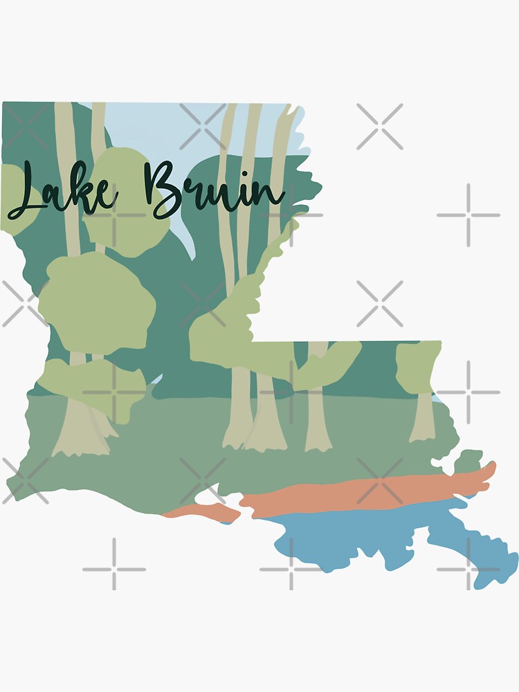 "Lake Bruin State Park" Sticker for Sale by arhniemeyer Redbubble