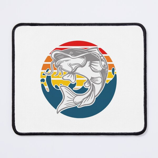 Item preview, Catfish retro sunset design gift for fishermen designed and sold by BRtisticDesigns.