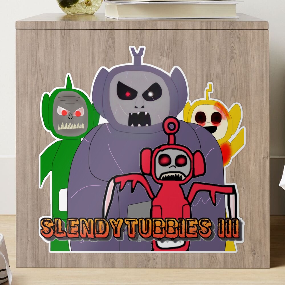 Slendytubbies 3 The Gang Sticker for Sale by Nicogamer1