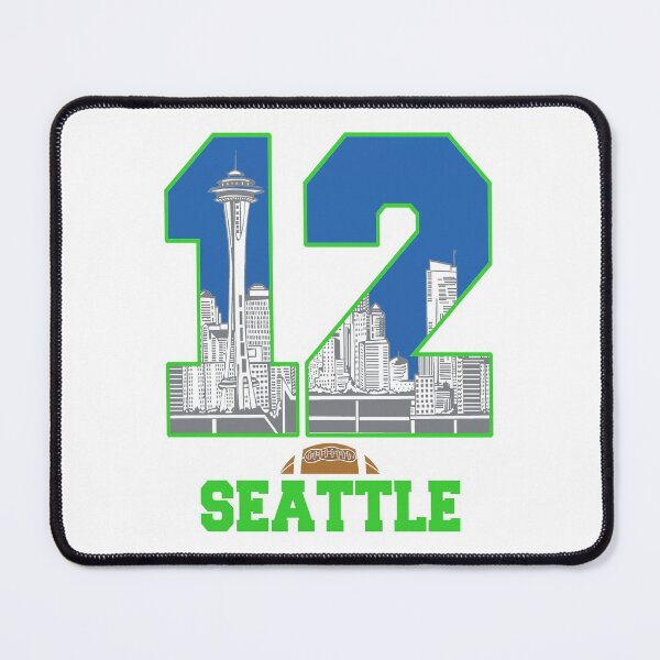 Item preview, Seattle Football #12 graphic for fans of Seattle designed and sold by BRtisticDesigns.