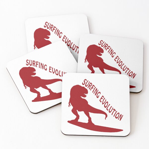 Item preview, Surfing Evolution - Dinosaurs Born To Surf designed and sold by Funkykex.