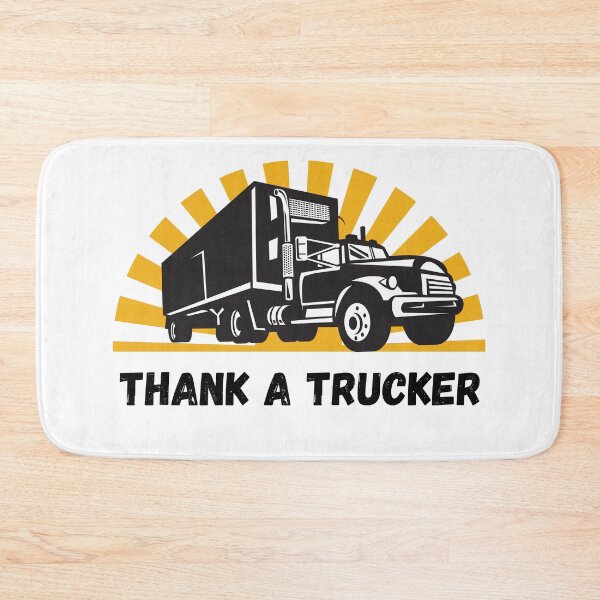 Item preview, Thank A TRUCKer Cute retro design  designed and sold by Hohohaxi.