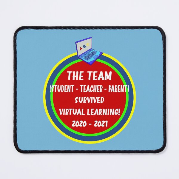 Item preview, The Team – Student, Teacher, Parent – Survived VIRTUAL LEARNING! 2020 - 2021 designed and sold by ThisNThatImages.