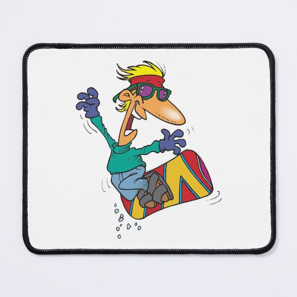 Item preview, Funny snowboarder colorful design gift idea for boys & girls who snowboard designed and sold by BRtisticDesigns.