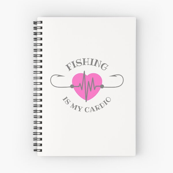 Item preview, Fishing is my cardio, fishing hook heartbeat design designed and sold by Auntieck.