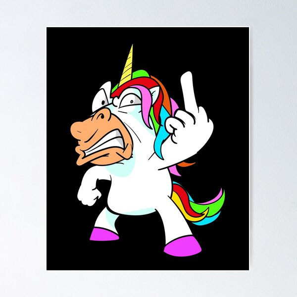 Item preview, Bad Attitude Unicorn-funny gift for adults who love unicorns designed and sold by BRtisticDesigns.