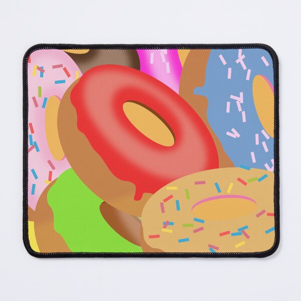 Item preview, Donuts Complete Me Design - Assortment of Donuts on a Yellow BG designed and sold by ThisNThatImages.