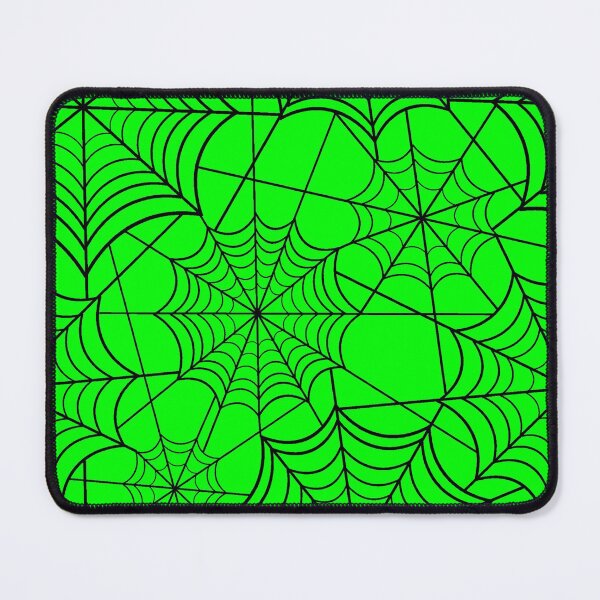 Item preview, halloween acid green spider web  designed and sold by Gossip Rag.