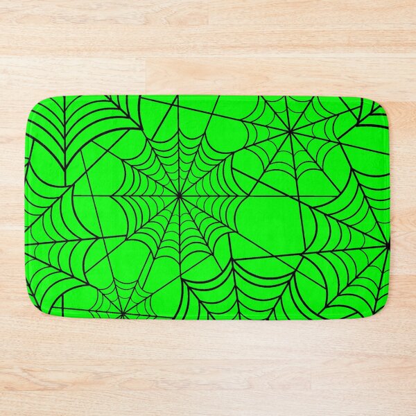 Item preview, halloween acid green spider web  designed and sold by Gossip Rag.