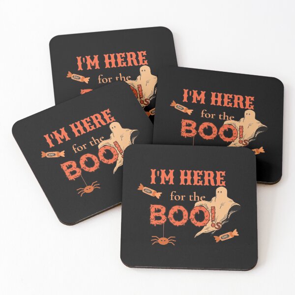 Item preview, I am just here for the BOOs Scary ghost - Happy Halloween Ghost and Candies  designed and sold by IrinchiDE.