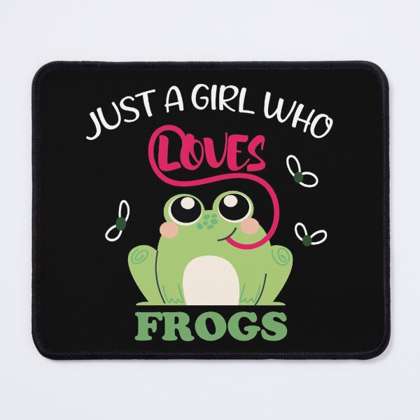 Item preview, Just A Girl Who Loves Frogs cute for girls designed and sold by FreeMood.