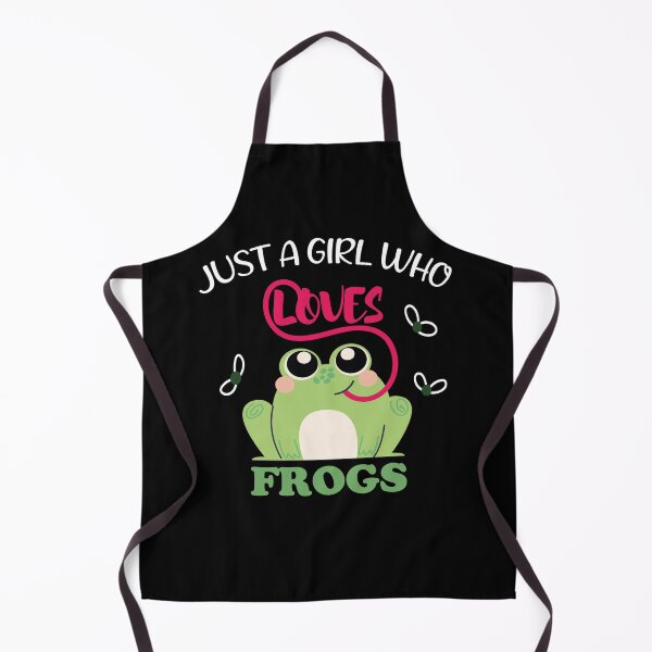 Item preview, Just A Girl Who Loves Frogs cute for girls designed and sold by FreeMood.