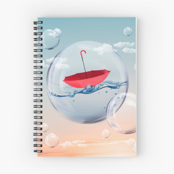 Item preview, Red Umbrella Drifting in a Bubble designed and sold by Vin  Zzep.